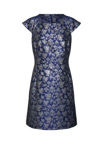 Esprit Collection, Damen Kleid, Navy / Silber