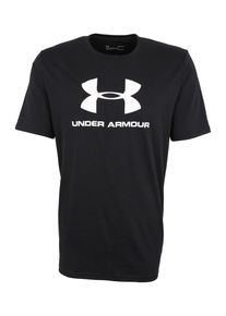 Under Armour, Herren Sport-Shirt, Schwarz / Weiß