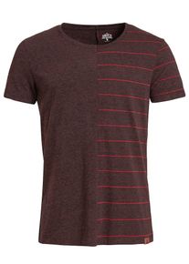 Khujo, Herren T-Shirt 'ULAF', Rot / Bordeaux
