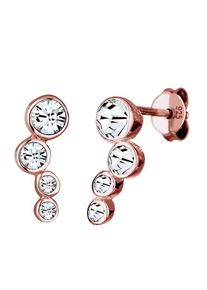 Elli, Damen Ohrringe, Rosegold / Weiß