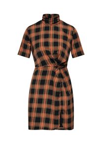 Fashion Union, Damen Kleid 'MOUNT', Orange / Schwarz