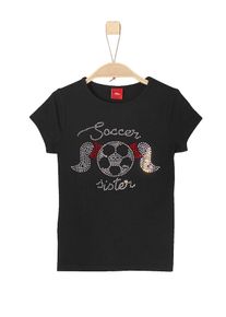 s.Oliver Junior, Mädchen Shirt, Schwarz