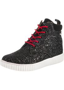 Pepe Jeans, M&auml;dchen Sneakers 'TAYLOR GLITTER', Schwarz