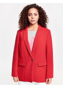 SAMOON, Damen Blazer, Hellrot