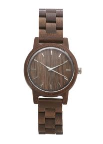 Heine, Damen Armbanduhr, Dunkelbraun