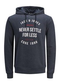 Jack & Jones JACK & JONES, Herren Sweatshirt 'Statet', Taubenblau / Rot / Wei&szlig;