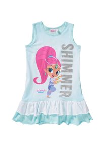 Shimmer & Shine, Mädchen Kleid, Türkis / Dunkellila / Pink / Silber / Weiß