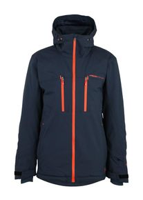 Protest, Herren Wintersportjacke 'Clavin', Dunkelblau / Hellorange