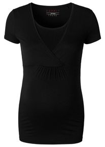 Esprit Maternity, Damen Still-Shirt, Schwarz