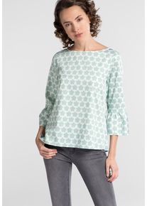 Eterna, Damen Bluse, Jade / Weiß
