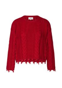 Only, Damen Pullover 'onlIVE 7/8 PULLOVER KNT', Weinrot