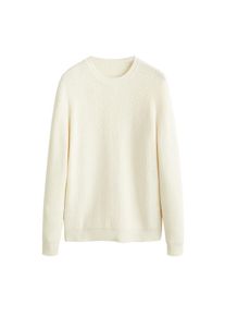 Mango Man, Herren Pullover Park, Wollwei&szlig;