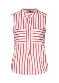 Véro Moda VERO MODA, Damen Bluse 'Erika', Rot / Weiß