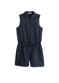 Mango, Damen Overall 'Hipo-H', Navy / Grau