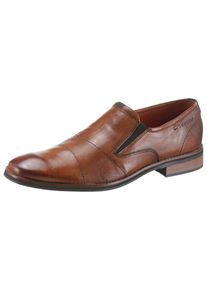 Bugatti, Herren Slipper, Cognac / Schwarz