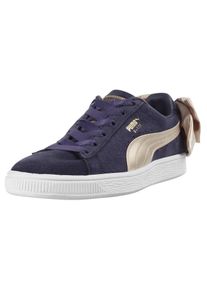 Puma, Damen Sneaker 'Suede Bow Varsity', Creme / Pflaume