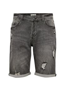 Only & Sons Only & Sons, Herren Shorts 'BULL SHORTS', Grey Denim