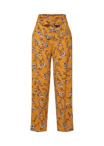Only, Damen Bundfaltenhose 'ELVA', Blau / Dunkelgelb