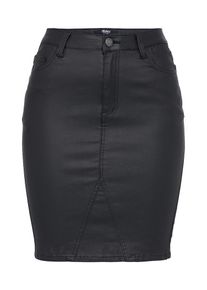 Object, Damen Rock 'BELLE' aus Lederimitat, Schwarz