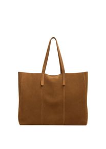 Mango, Damen Tasche 'G-- chapas', Braun