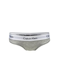 Calvin Klein Underwear, Damen H&uuml;ftiger Logo-Slip 'Bikini', Grau