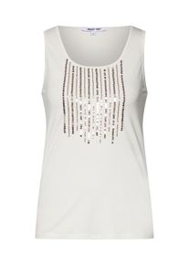 ABOUT YOU, Damen Top 'Nora', Gold / Weiß