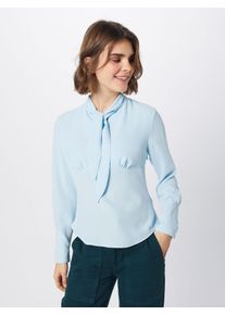 Calvin Klein, Damen Bluse 'PIPING', Hellblau