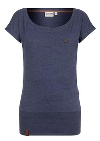 Naketano, Damen T-Shirt 'Wolle', Dunkelblau