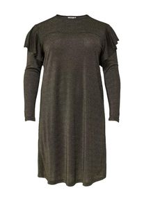Only Carmakoma, Damen Kleid, Gold / Schwarz