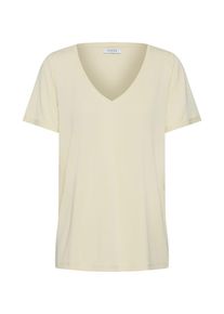 Pieces, Damen Shirt 'PCHAVALA SS V-NECK TEE D2D PB', Creme