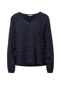 Tom Tailor Denim, Damen Bluse, Navy / Mischfarben