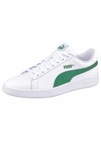 Puma, Damen Sneaker 'Smash v2 L U', Grasgr&uuml;n / Wei&szlig;