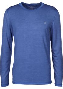 Schöffel Schöffel, Herren Shirt Sport Merino mit reflektierenden Details, Blau