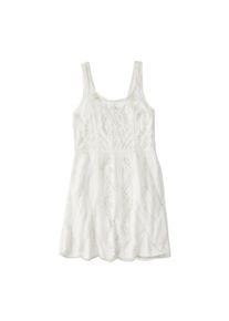 Abercrombie & Fitch Abercrombie & Fitch, Damen Kleider 'SLEEVELESS SHINE PARTY DRES', Naturweiß