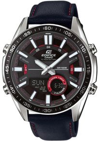 Casio, Herren Chronograph 'EFV-C100L-1AVEF', Rot / Schwarz