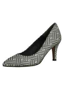 Tamaris, Damen Pumps, Schwarz / Weiß
