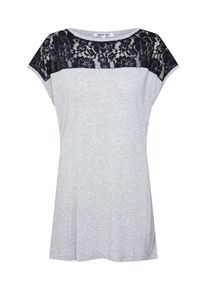 ABOUT YOU, Damen Shirt 'Dena Shirt', Grau / Schwarz