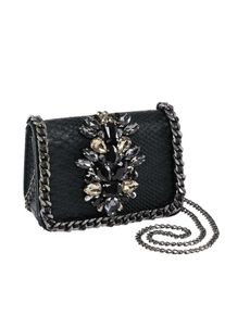 sweet deluxe, Damen Tasche, Schwarz / Silber