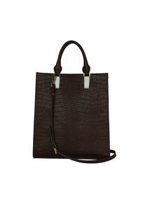 Silvio Tossi, Damen Handtasche, Dunkelbraun