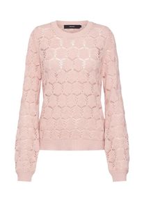 Véro Moda VERO MODA, Damen Pullover 'VMCARRIE LS PATTERN BLOUSE', Rosa