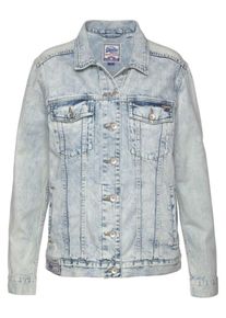 Superdry, Damen Jacke, Hellblau
