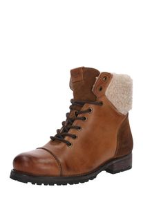 Pepe Jeans, Damen Schn&uuml;rstiefel 'Melting Warm', Braun