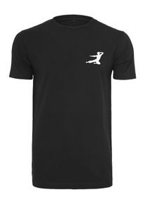 Mister Tee, Herren Shirt 'Bruce Lee Logo', Schwarz / Weiß