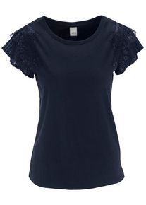 Heine, Damen Shirt, Dunkelblau