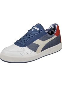 Diadora, Damen Sneaker 'B. Elite Baretta', Taubenblau / Himmelblau / Rostrot / Wei&szlig; / Eierschale