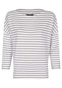 Daniel Hechter, Damen Shirt, Hellgrau / Weiß