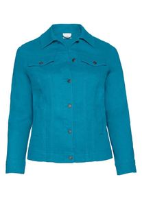 sheego, Damen Kurzjacke, Petrol