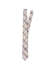 Selected Homme, Herren Krawatte, Hellbeige / Grau / Rot