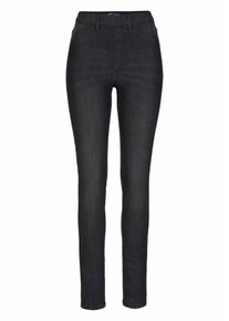 Arizona, Damen Jeansjeggings, Schwarz