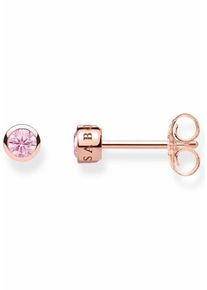 Thomas Sabo, Damen Paar Ohrstecker 'H1962-416-9', Rosegold / Pink